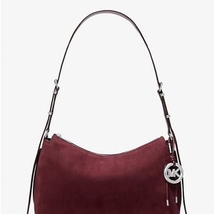 Michael Kors Burgundy Shoulder Bag NEW Nolita in oxblood
